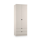Huxley Double Wardrobe 2 Drawers Cashmere from Roseland Furniture