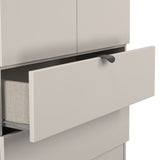 Huxley Double Wardrobe 2 Drawers Cashmere from Roseland Furniture