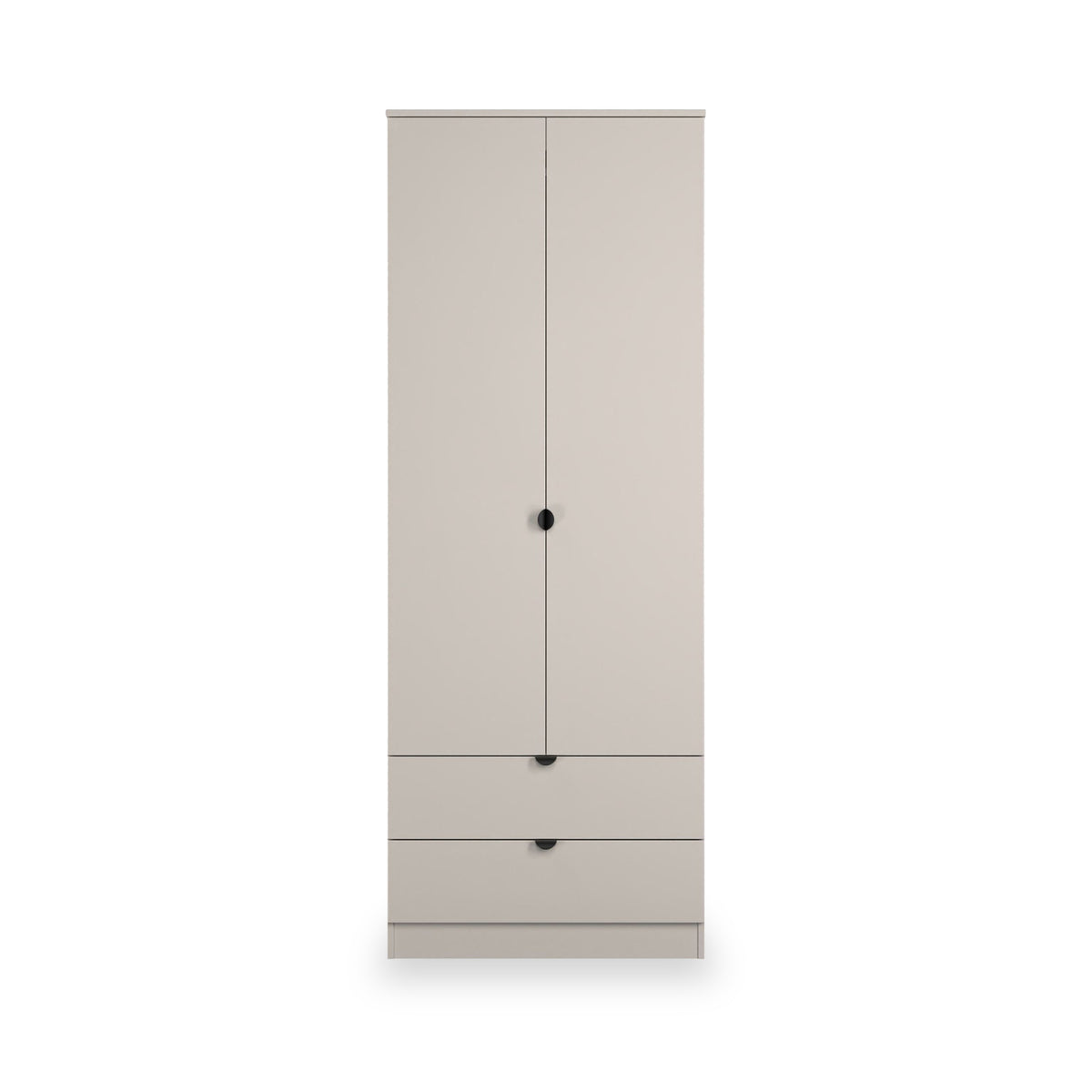 Huxley Double Wardrobe 2 Drawers Cashmere from Roseland Furniture