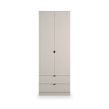 Huxley Double Wardrobe 2 Drawers Cashmere from Roseland Furniture