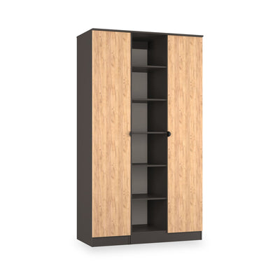 Huxley Triple Wardrobe with Open Shelves