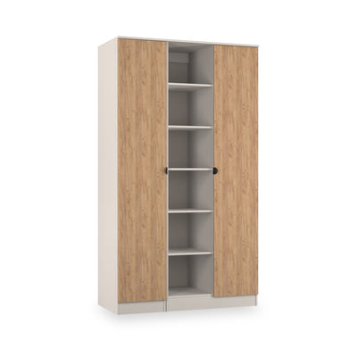 Huxley Triple Wardrobe with Open Shelves