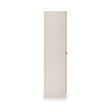 Huxley Triple Wardrobe With Shelves Oak Cashmere from Roseland Furniture