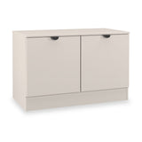 Huxley Compact 2 Door Media Unit Cashmere from Roseland Furniture