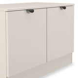 Huxley Compact 2 Door Media Unit Cashmere from Roseland Furniture