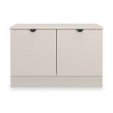 Huxley Compact 2 Door Media Unit Cashmere from Roseland Furniture