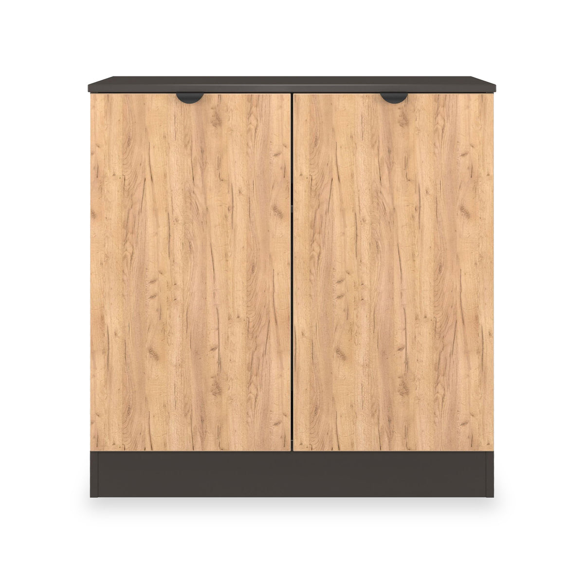 Huxley 2 Door Cabinet Oak Graphite from Roseland Furniture