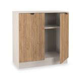 Huxley 2 Door Cabinet Oak Cashmere from Roseland Furniture