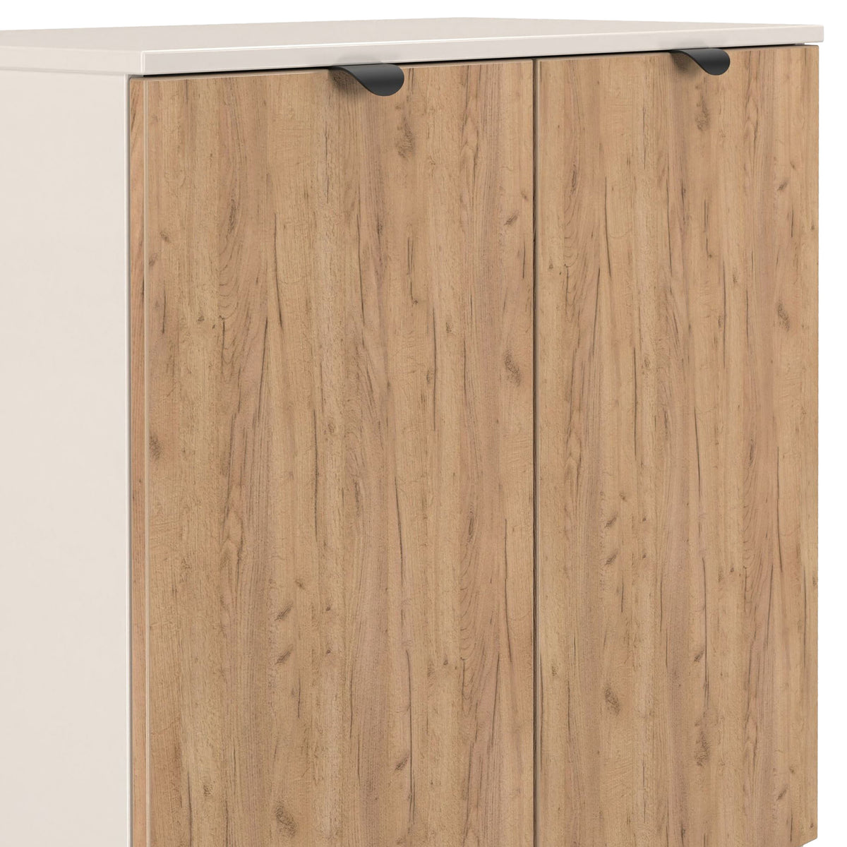 Huxley 2 Door Cabinet Oak Cashmere from Roseland Furniture