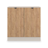 Huxley 2 Door Cabinet Oak Cashmere from Roseland Furniture