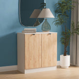 Huxley 2 Door Cabinet Oak Cashmere from Roseland Furniture