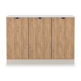 Huxley 3 Door Sideboard Oak Cashmere from Roseland Furniture
