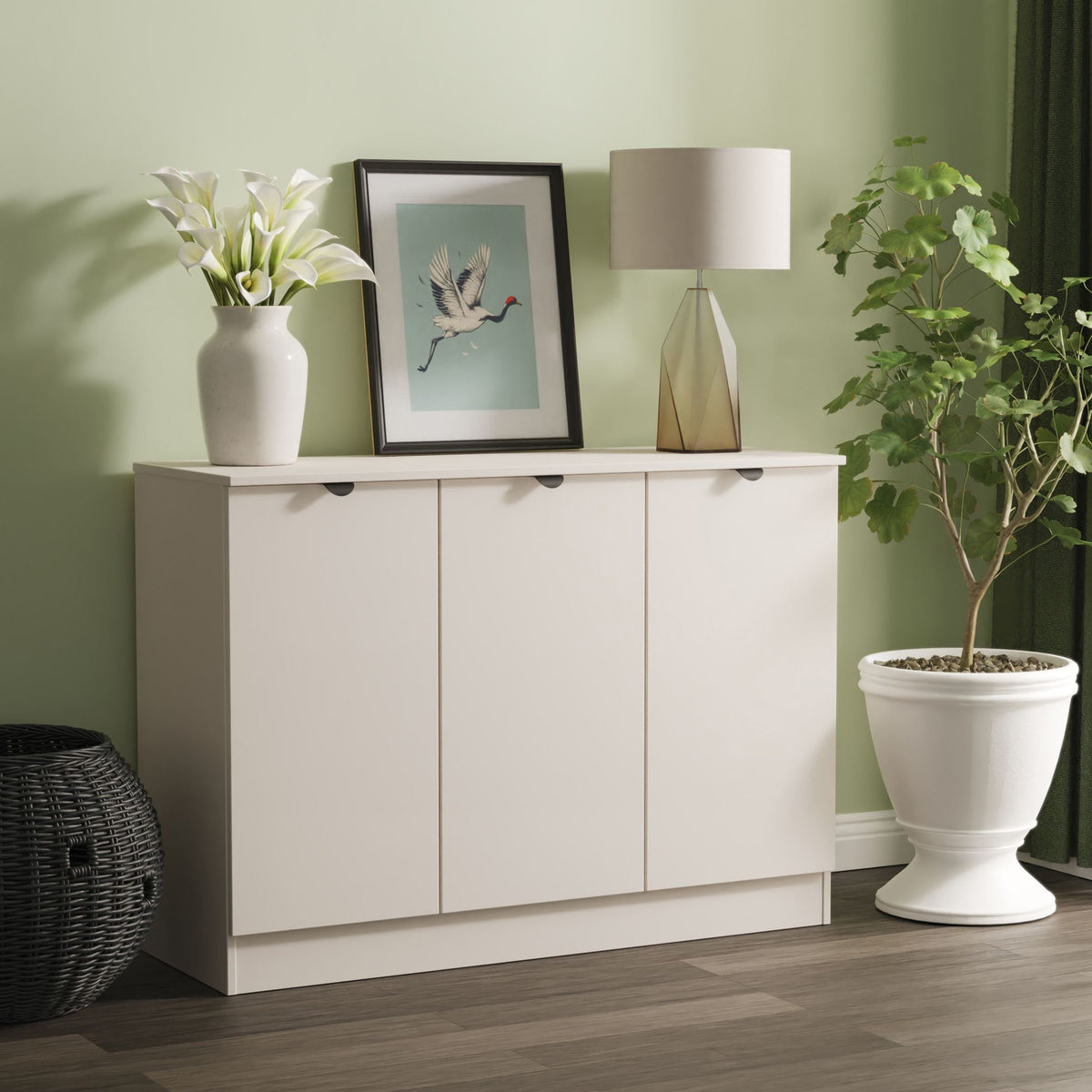 Huxley 3 Door Sideboard Cashmere from Roseland Furniture