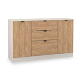 Huxley 2 Door 3 Drawer Sideboard Oak Cashmere from Roseland Furniture