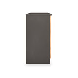 Huxley 4 Door 1 Drawer Sideboard Oak Graphite from Roseland Furniture