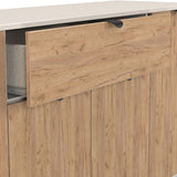 Huxley 4 Door 1 Drawer Sideboard Oak Cashmere from Roseland Furniture