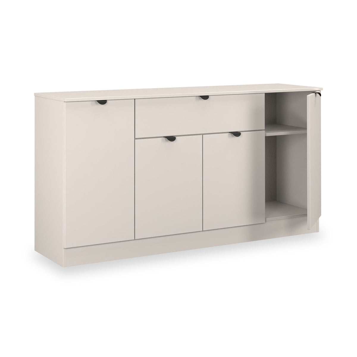 Huxley 4 Door 1 Drawer Sideboard Cashmere from Roseland Furniture