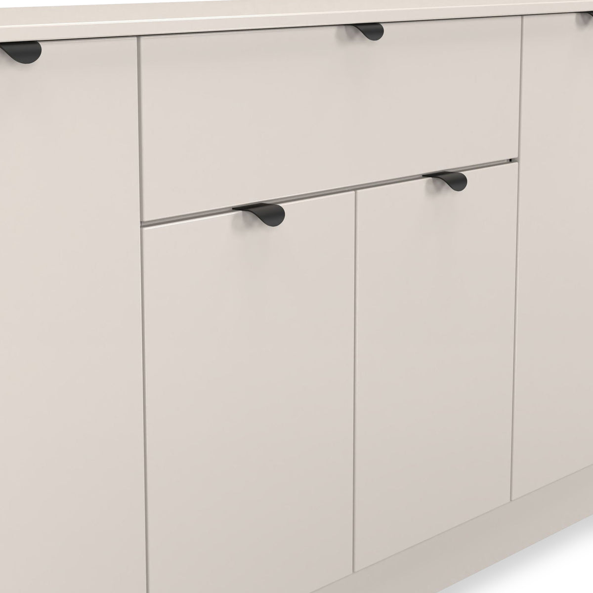 Huxley 4 Door 1 Drawer Sideboard Cashmere from Roseland Furniture
