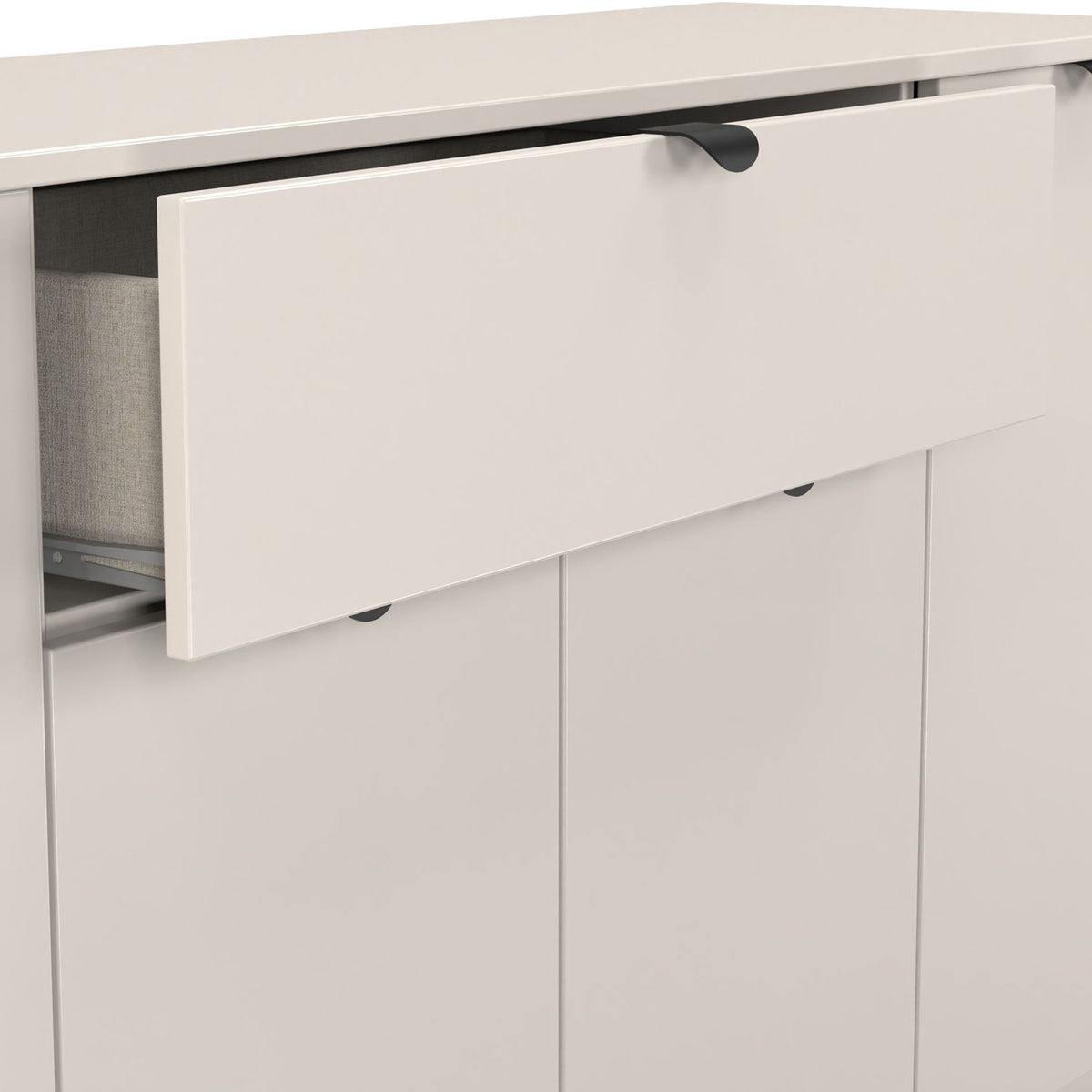 Huxley 4 Door 1 Drawer Sideboard Cashmere from Roseland Furniture