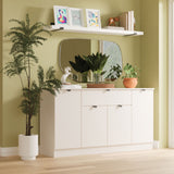 Huxley 4 Door 1 Drawer Sideboard Cashmere from Roseland Furniture