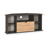 Huxley Corner TV Unit Oak Graphite from Roseland Furniture