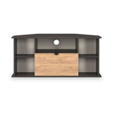 Huxley Corner TV Unit Oak Graphite from Roseland Furniture