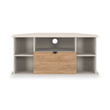 Huxley Corner TV Unit Oak Cashmere from Roseland Furniture