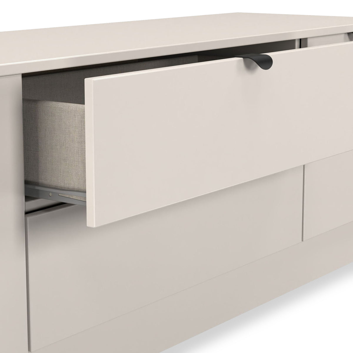 Huxley 2 Door 2 Drawer TV Unit Cashmere from Roseland Furniture