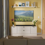 Huxley 2 Door 2 Drawer TV Unit Cashmere from Roseland Furniture