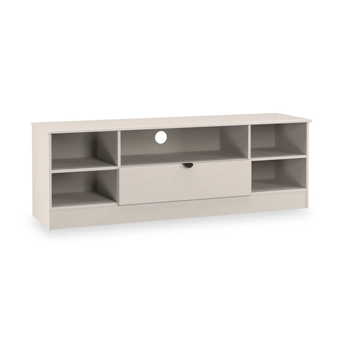 Huxley Wide 1 Drawer TV Media Unit Cashmere from Roseland Furniture