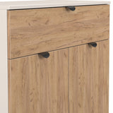 Huxley 2 Door 1 Drawer Sideboard Oak Cashmere Side1 from Roseland Furniture