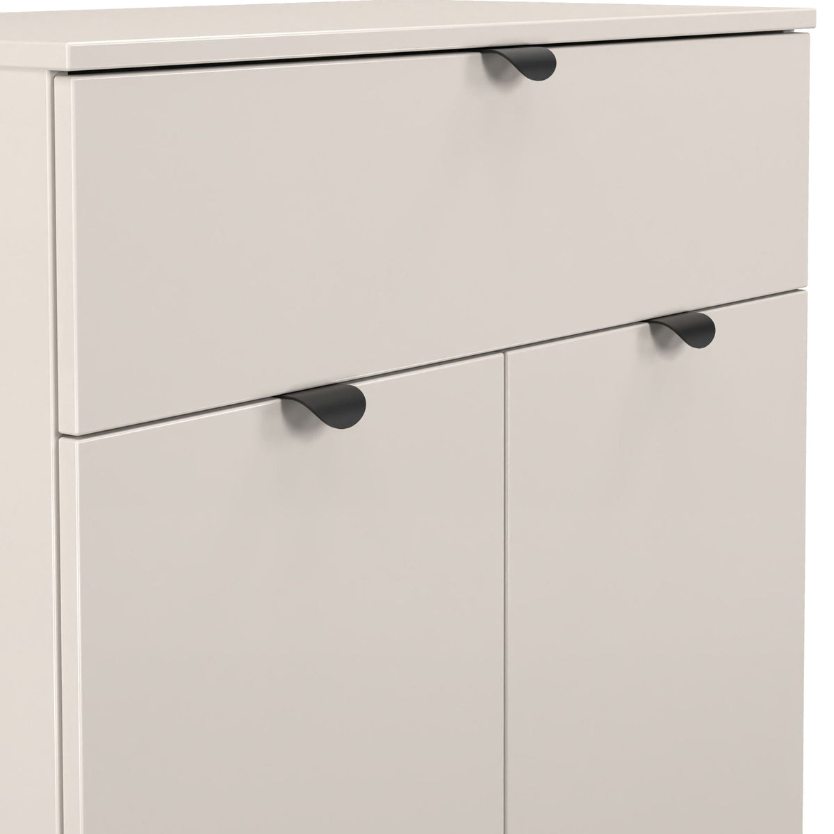 Huxley 2 Door 1 Drawer Sideboard Cashmere from Roseland Furniture
