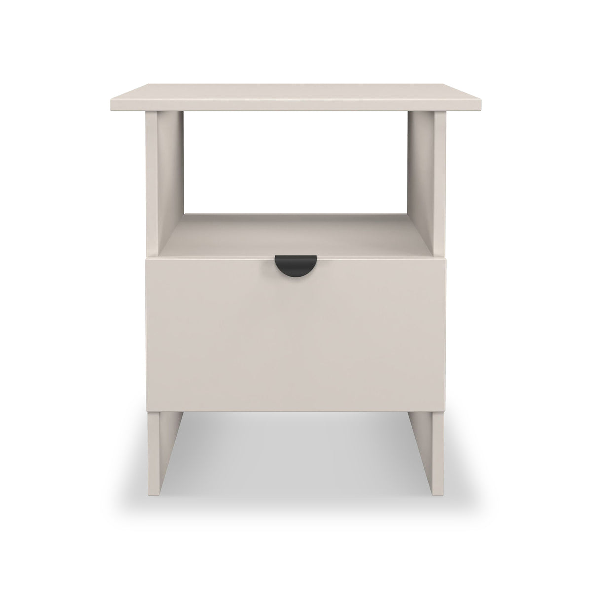 Huxley 1 Drawer Side Table Cashmere from Roseland Furniture