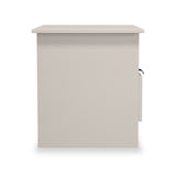 Huxley 1 Drawer Side Table Cashmere from Roseland Furniture