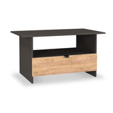 Huxley 1 Drawer Coffee Table Oak Graphite from Roseland Furniture