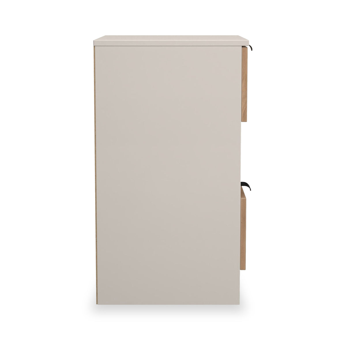 Huxley 2 Drawer Bedside Oak Cashmere from Roseland Furniture