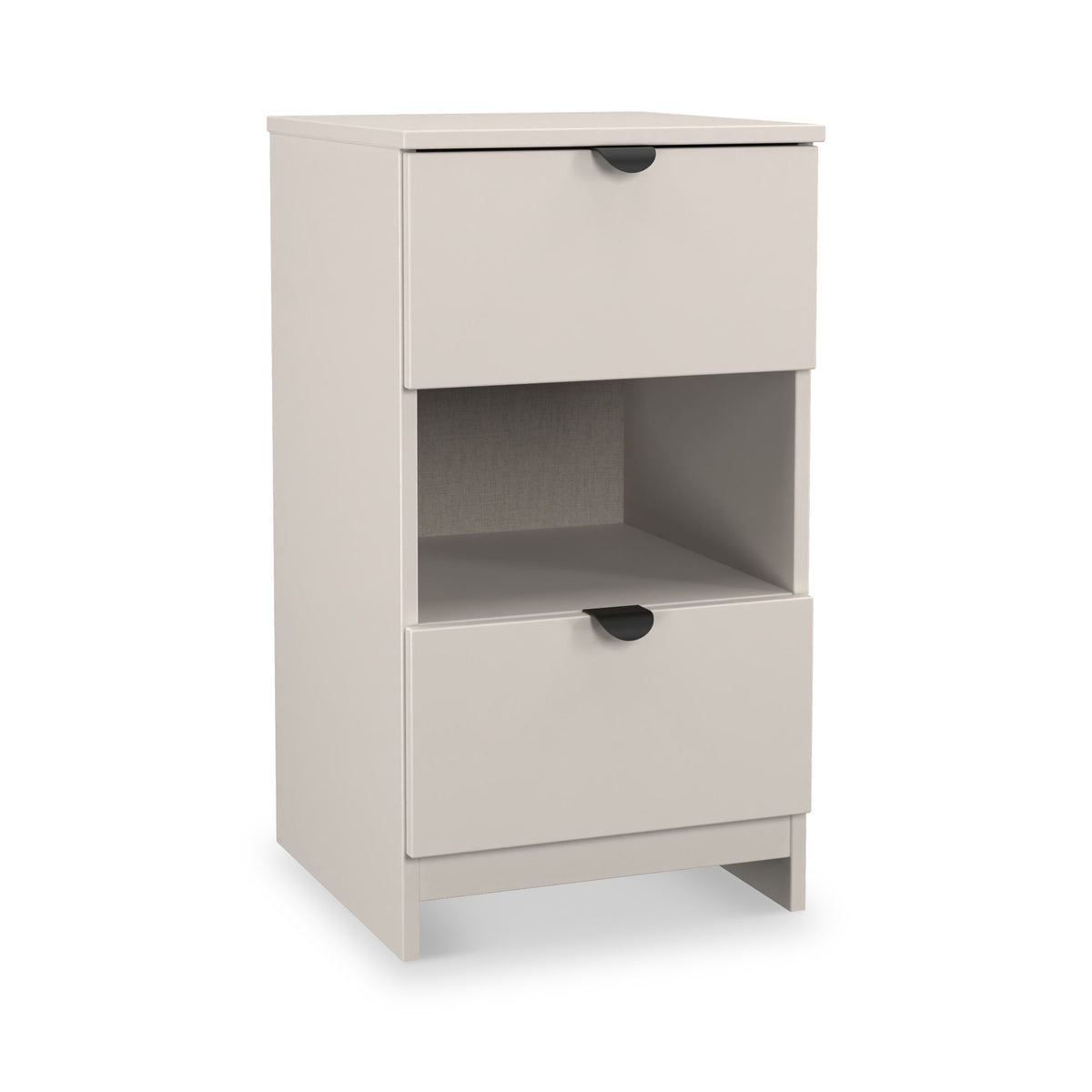 Huxley 2 Drawer Bedside Cashmere from Roseland Furniture