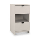 Huxley 2 Drawer Bedside Cashmere from Roseland Furniture