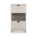 Huxley 2 Drawer Bedside Cashmere from Roseland Furniture