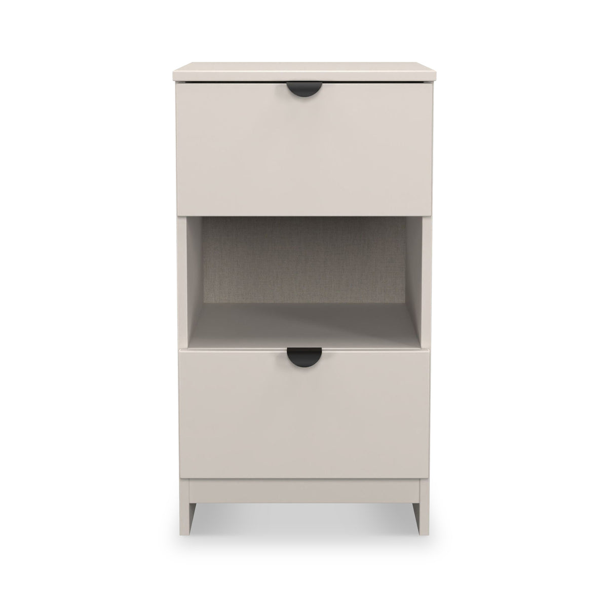 Huxley 2 Drawer Bedside Cashmere from Roseland Furniture