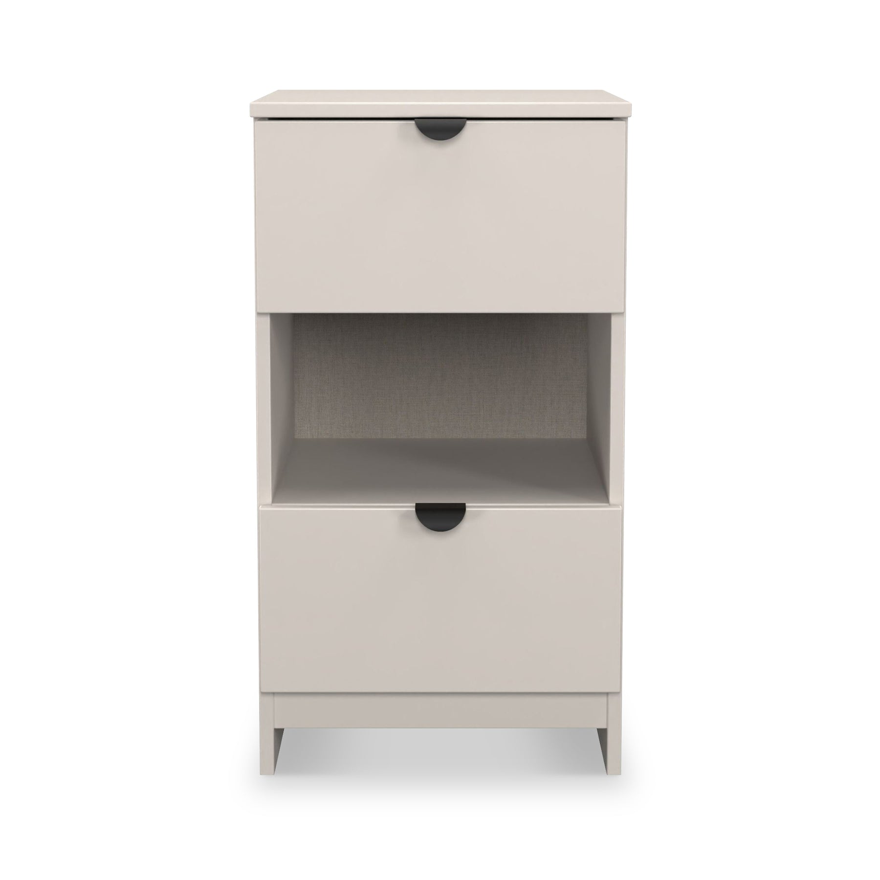 Huxley 2 Drawer Bedside Cashmere from Roseland Furniture