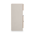 Huxley 3 Drawer Bedside Oak Cashmere from Roseland Furniture