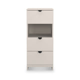Huxley 3 Drawer Bedside Cashmere from Roseland Furniture