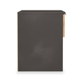 Huxley 1 Drawer Bedside Oak Graphite from Roseland Furniture