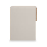 Huxley 1 Drawer Bedside Oak Cashmere from Roseland Furniture