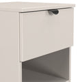 Huxley 1 Drawer Bedside Cashmere from Roseland Furniture