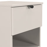 Huxley 1 Drawer Bedside Cashmere from Roseland Furniture