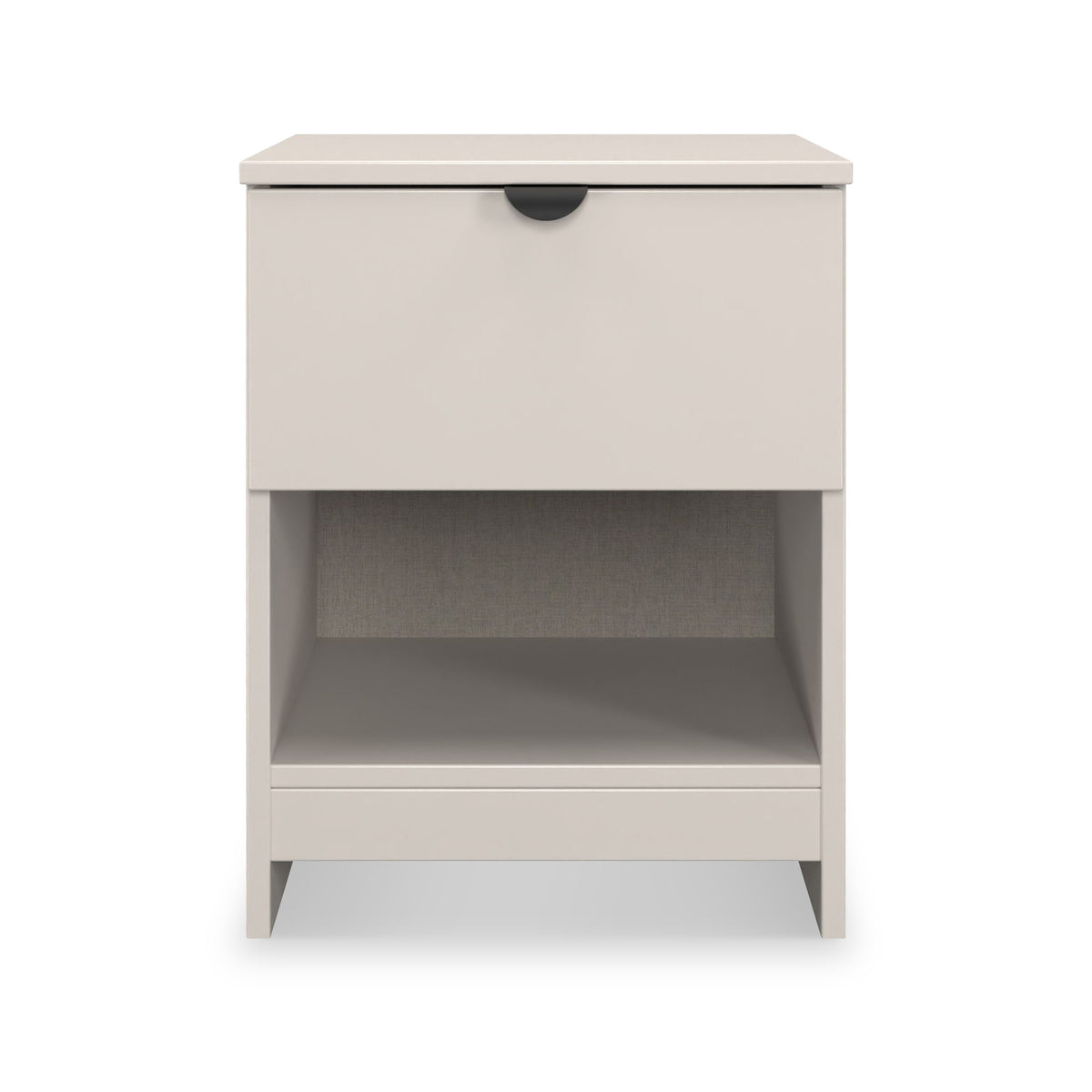 Huxley 1 Drawer Bedside Cashmere from Roseland Furniture