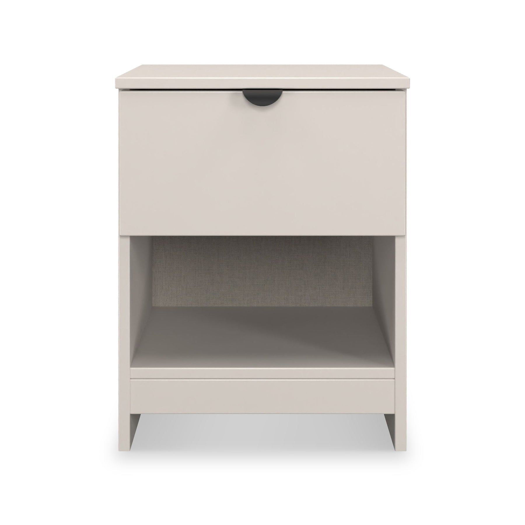 Huxley 1 Drawer Bedside Cashmere from Roseland Furniture