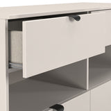 Huxley 4 Drawer Midi Chest Cashmere from Roseland Furniture